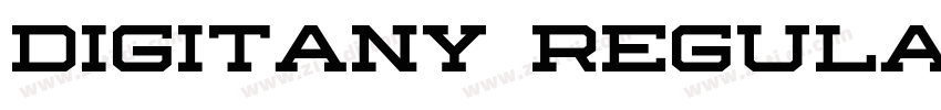 Digitany Regular字体转换